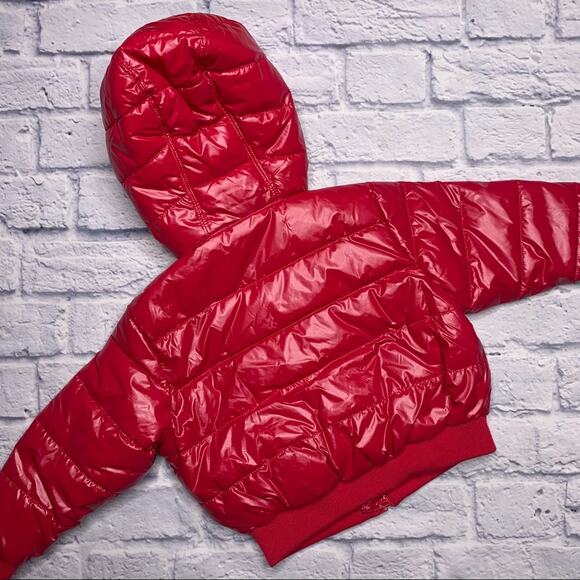 Nike Quilted Puffer Hooded Jacket in Rush Pink - Picture 5 of 9